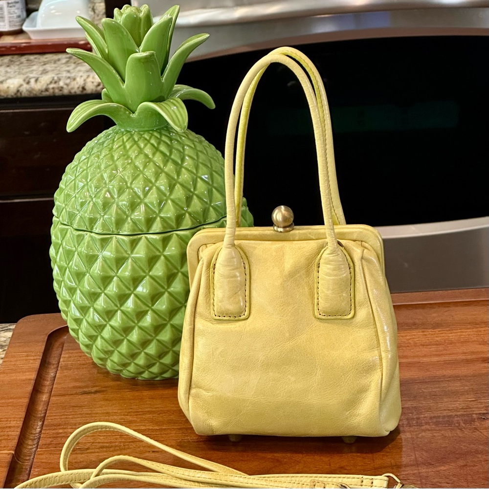 HOBO Kiss-lock Yellow Mini Bag